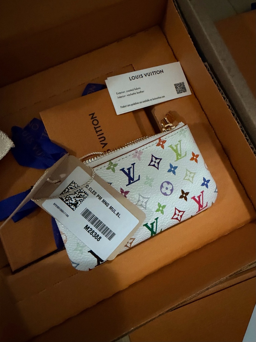 Louis Vuitton Multicolor Monogram Canvas Key Pouch - Picture 2 of 8